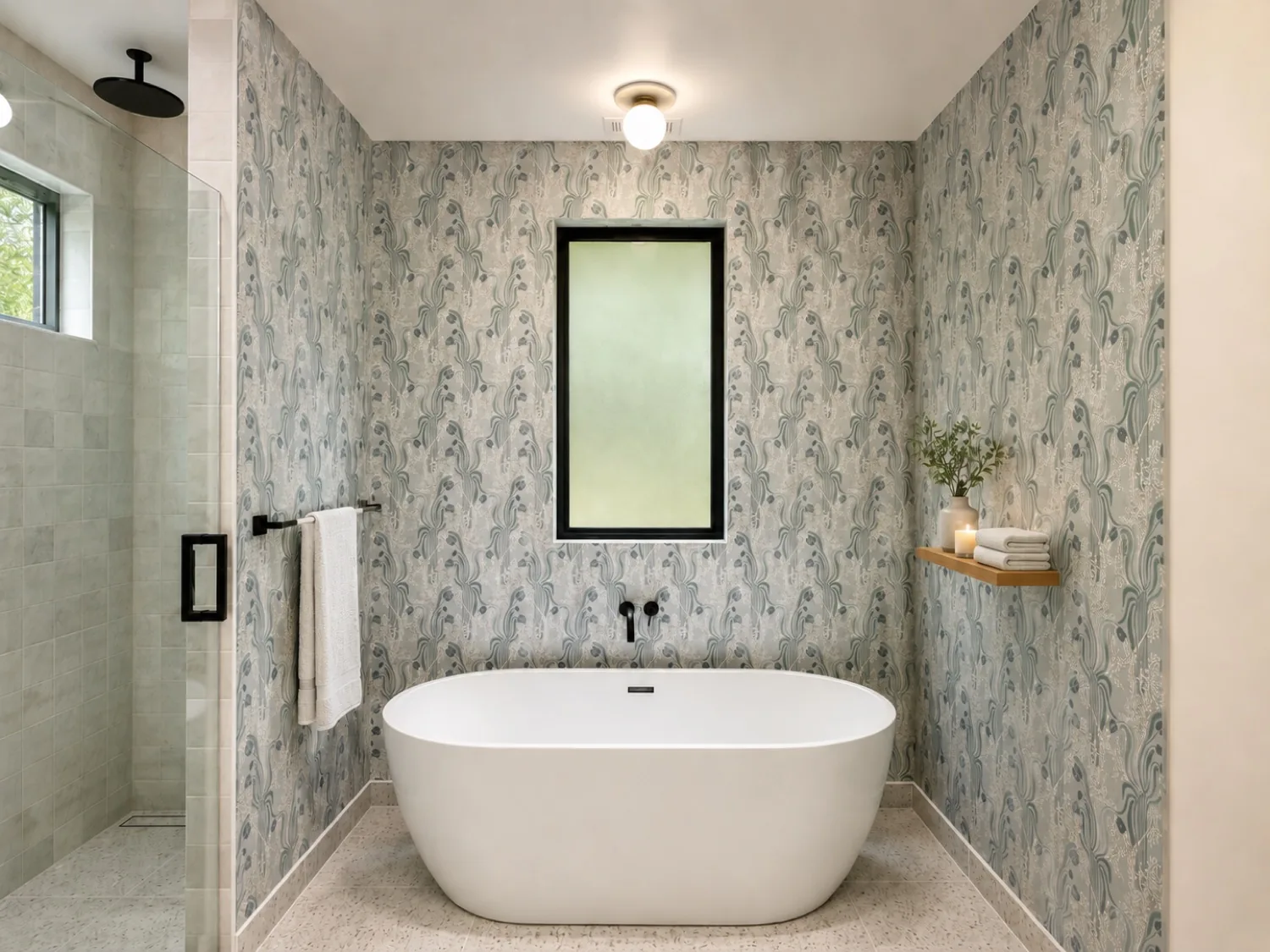 Wallpaper installation in Everett